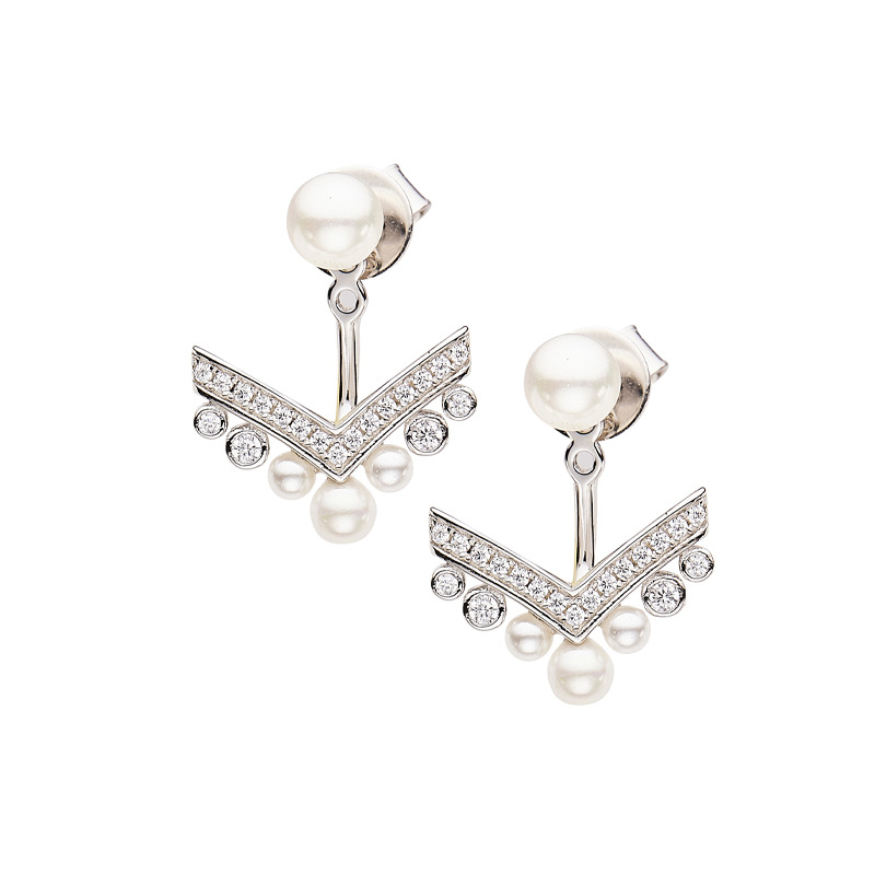 Pearl Vertex Collection earring