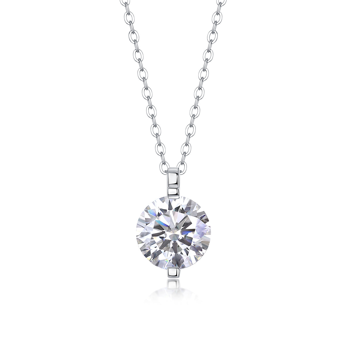 Timeless Grace Solitaire Necklace