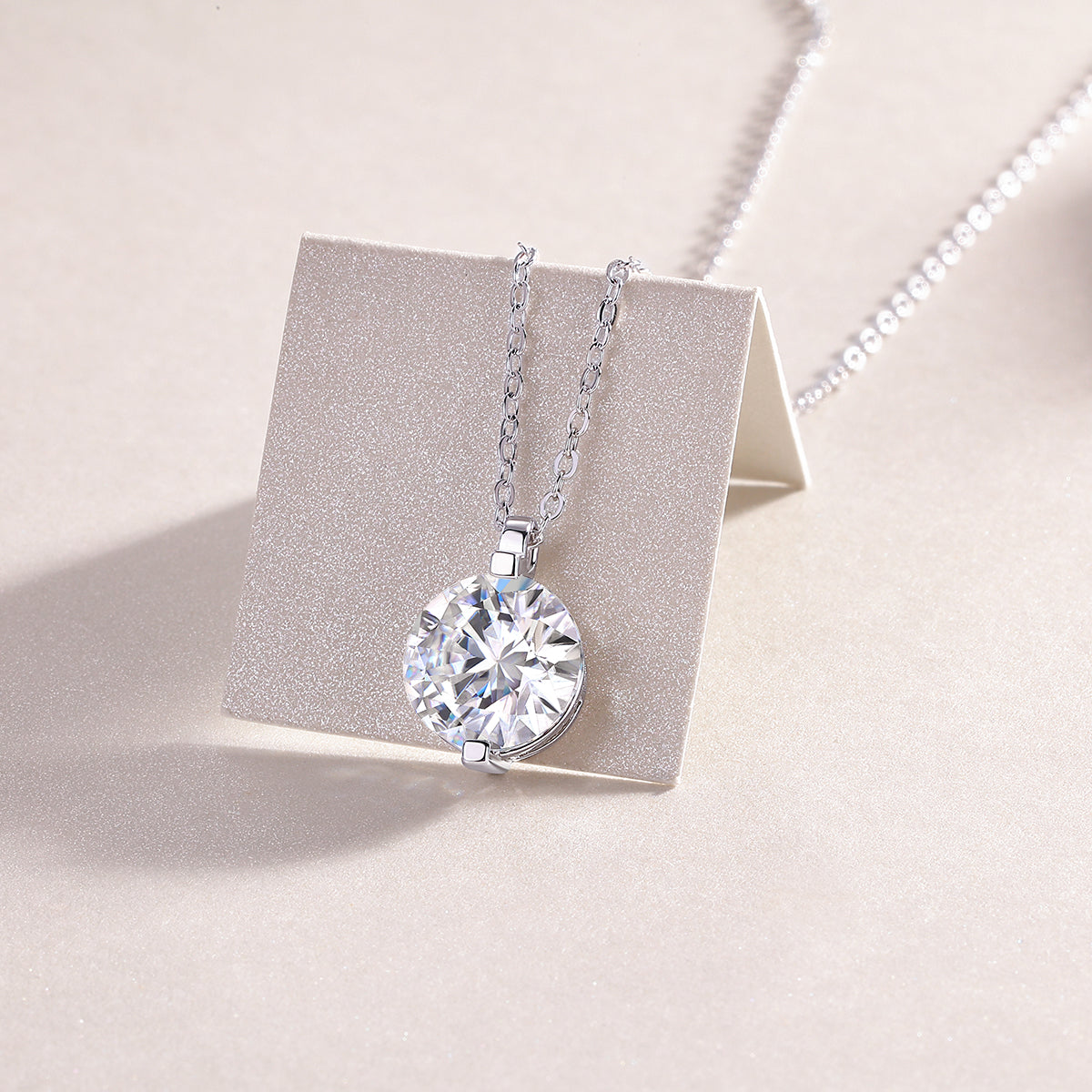 Timeless Grace Solitaire Necklace