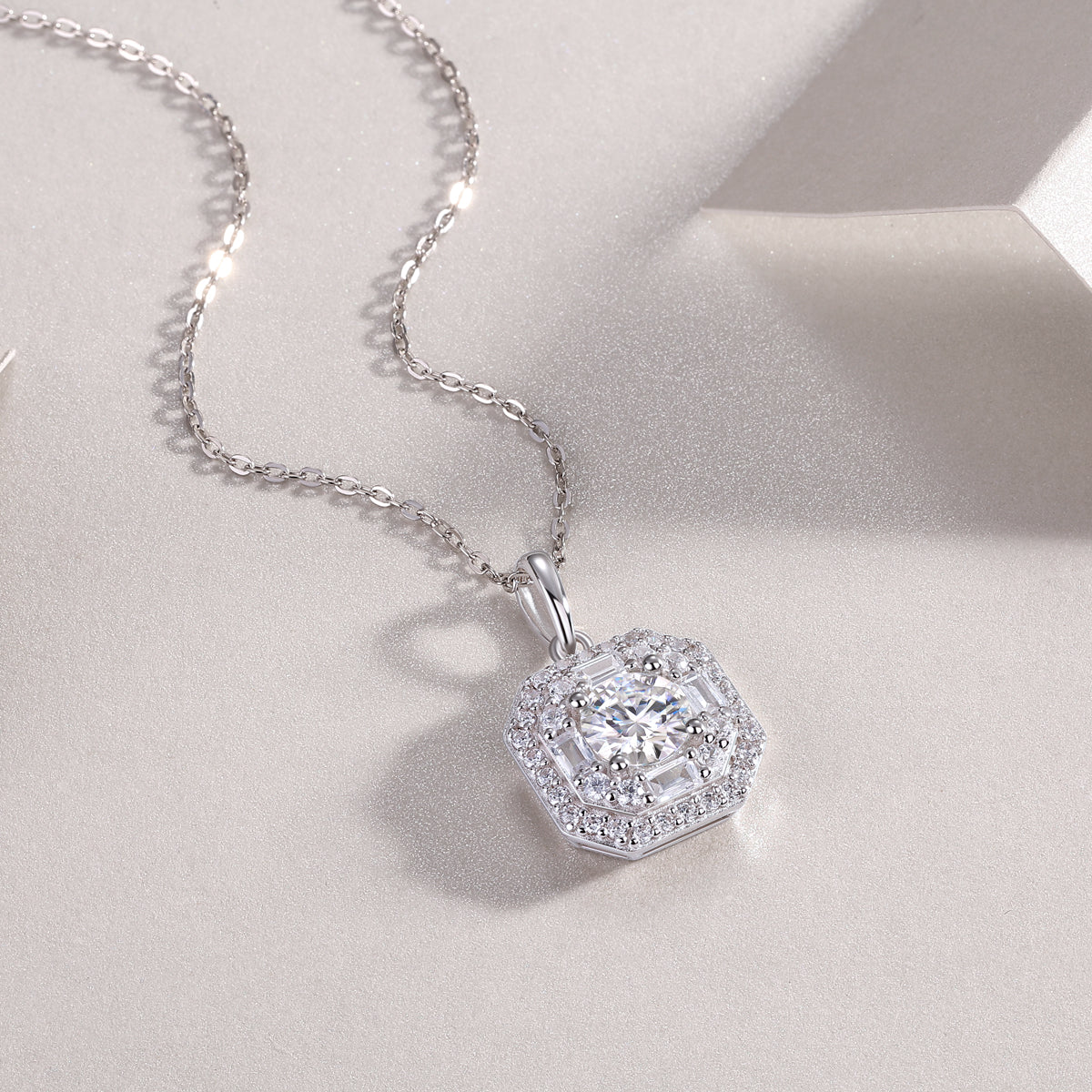 Petite Geometric Charm Pendant