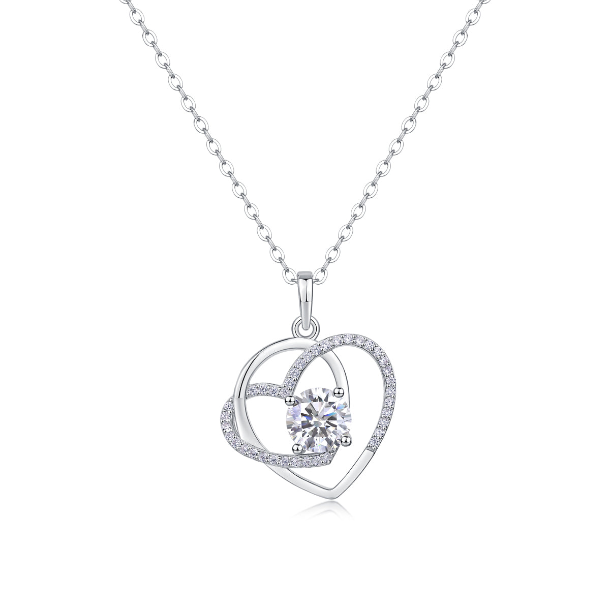 Intertwined Hearts Pendant