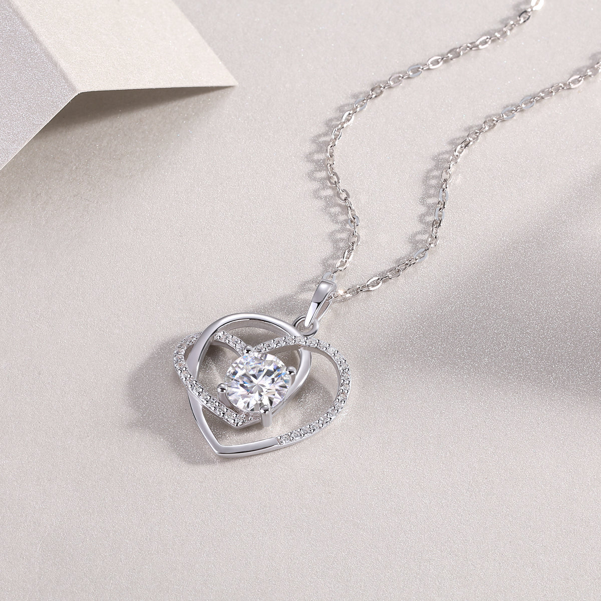 Intertwined Hearts Pendant