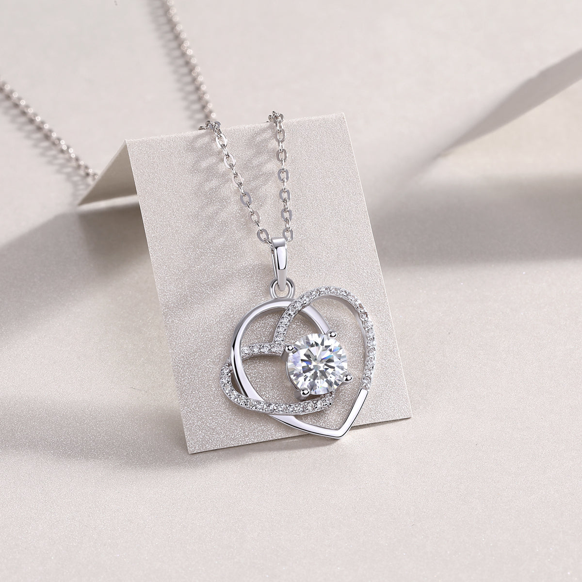 Intertwined Hearts Pendant