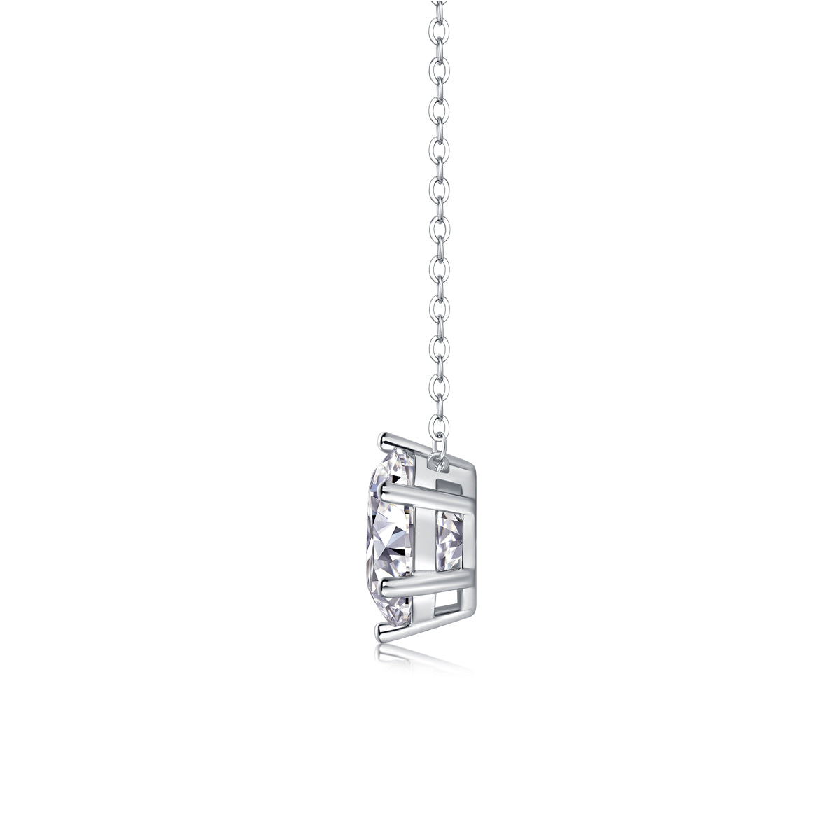 Classic Solitaire Pendant- - Unnamed