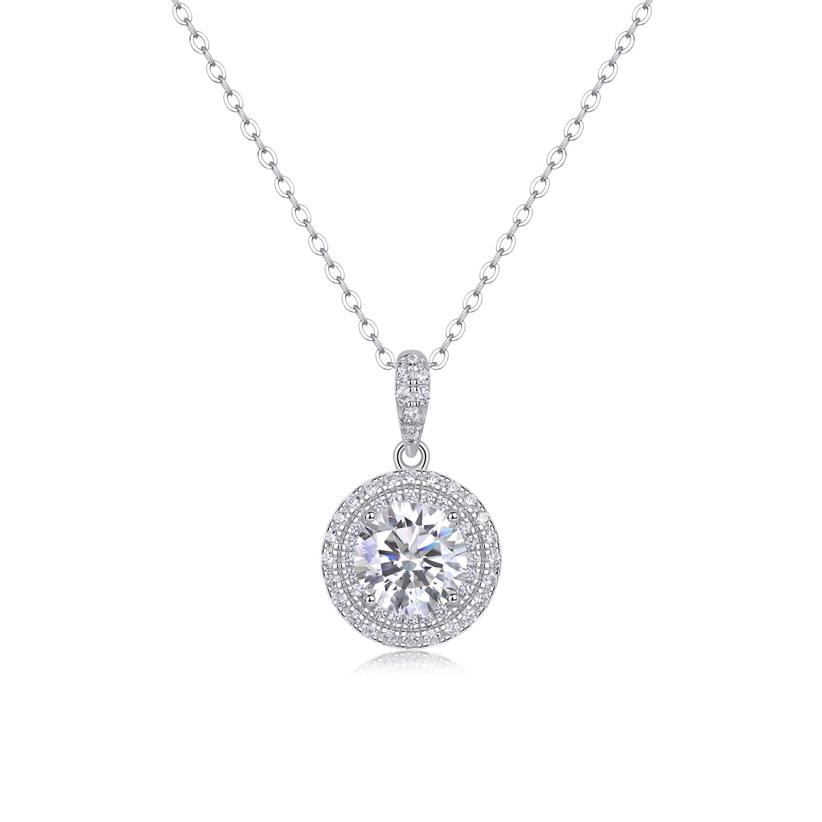 Sweetheart Halo Pendant