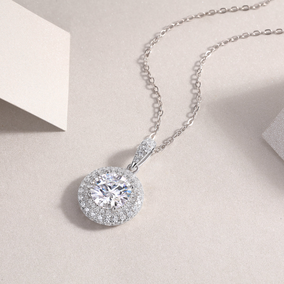 Sweetheart Halo Pendant