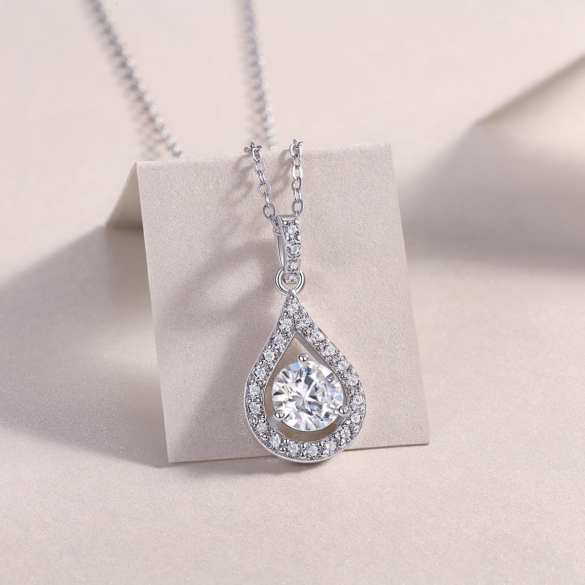 Heartfelt Elegance Teardrop Pendant