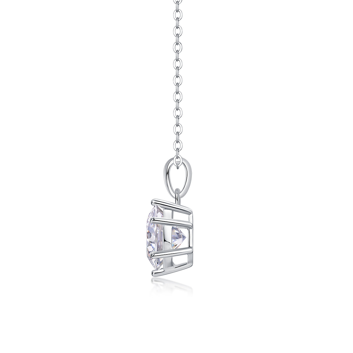 Dancing Breeze Solitaire Pendant